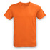 An unisex TRENDSWEAR Element T-shirt in bright orange with a simple design and a logo on it.