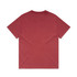 A heavy faded tee in a deep red colour, featuring a simple design without any visible logos or text.