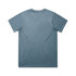 A classic tee in a soft blue colour with a plain design and a logo on the back.