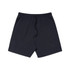 Active shorts in navy blue, featuring an elastic waistband and side splits. Includes a logo on the waistband.