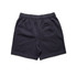 Relax Track Shorts in navy, featuring an elastic waistband and a back pocket. The shorts have a soft, casual design.