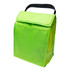 A vibrant green Sumo Cooler Lunch Bag with a top flap and a sturdy black handle.
