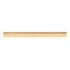 A 30cm wooden ruler with a natural finish and measurement markings along its length, featuring a logo.