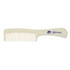A Lynx Wheat Fibre Comb with a textured handle and a logo printed on the side.