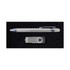 A pen and a USB flash drive are featured in the Alliance Gift Set, showcasing a sleek and professional design.