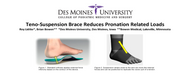 TENO-SUSPENSION BRACE REDUCES PRONATION RELATED LOADS