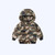 Camouflage Hoodie Down Zipper Jacket