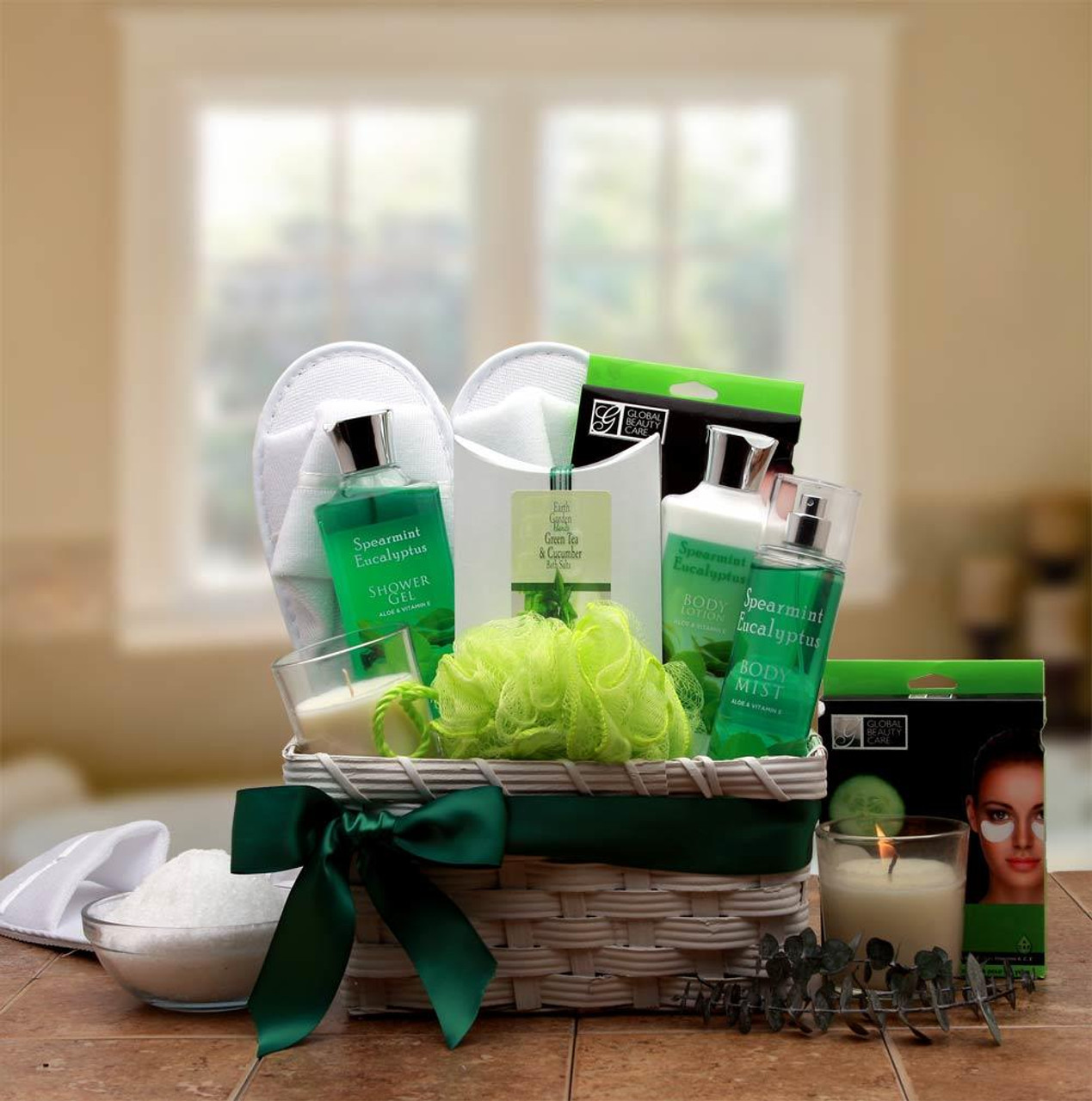 Eucalyptus Spa Gift Basket - Skin Beauty