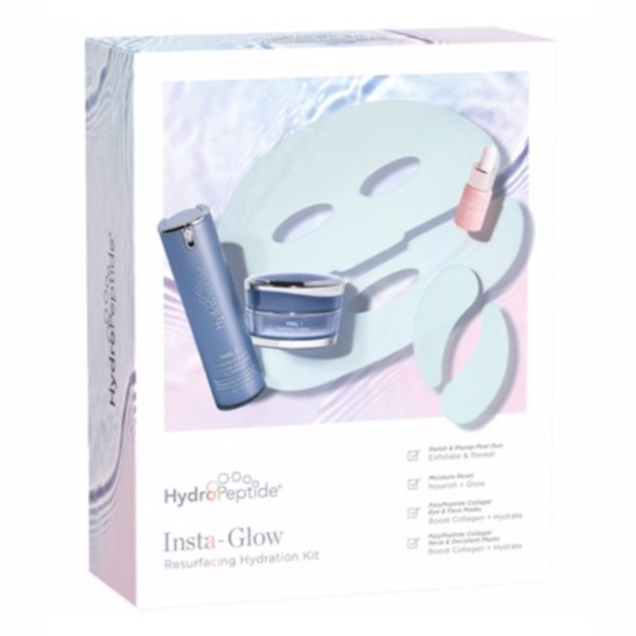 Hydropeptide Insta-Glow Resurfacing Hydration Kit - 7 piece