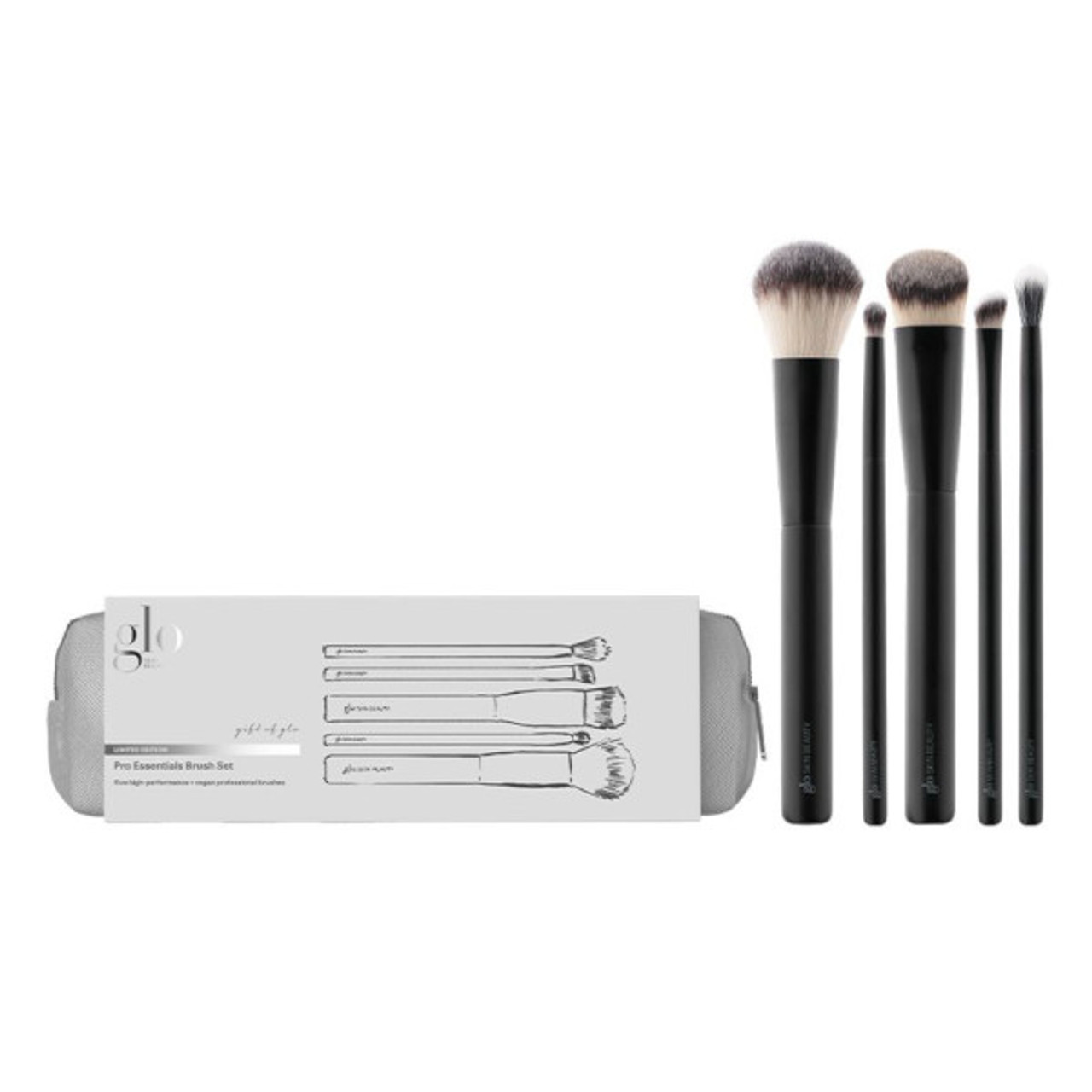 Glo Skin Beauty Pro Essentials Brush Set