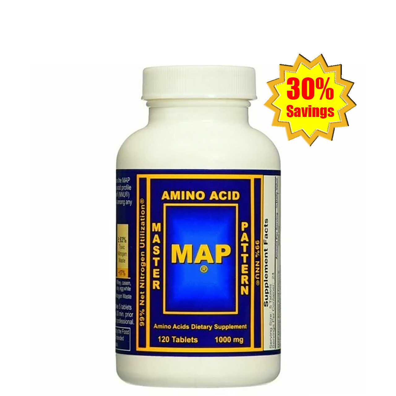 MAP Master Amino Acid Pattern - 2 Bottles - 120 Tablets