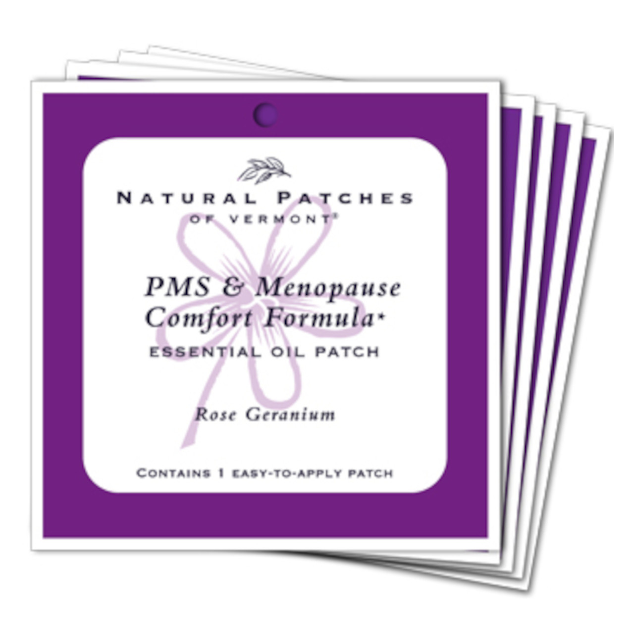 Natural Patches of Vermont PMS & Menopause Comfort Formula with Rose Geranium