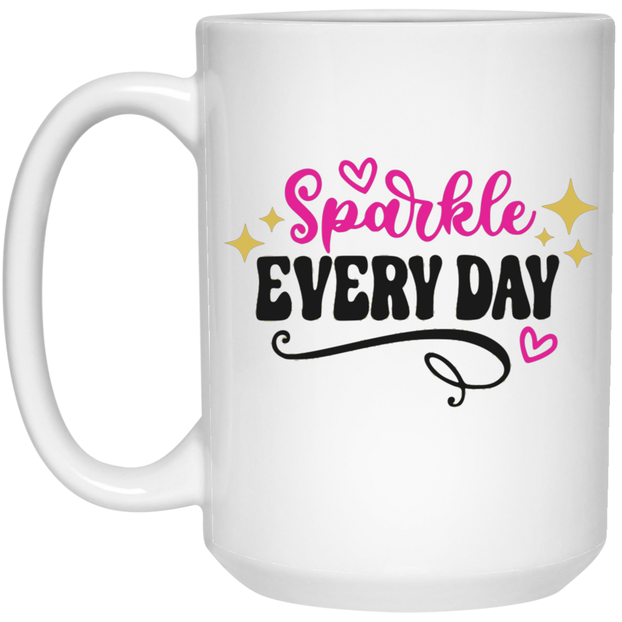 Sparkle Everyday 21504 15 oz. White Mug