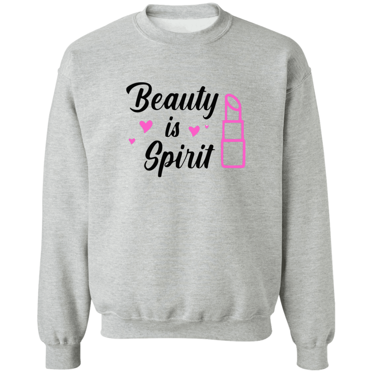 Beauty Is Spirit G180 Crewneck Pullover Sweatshirt