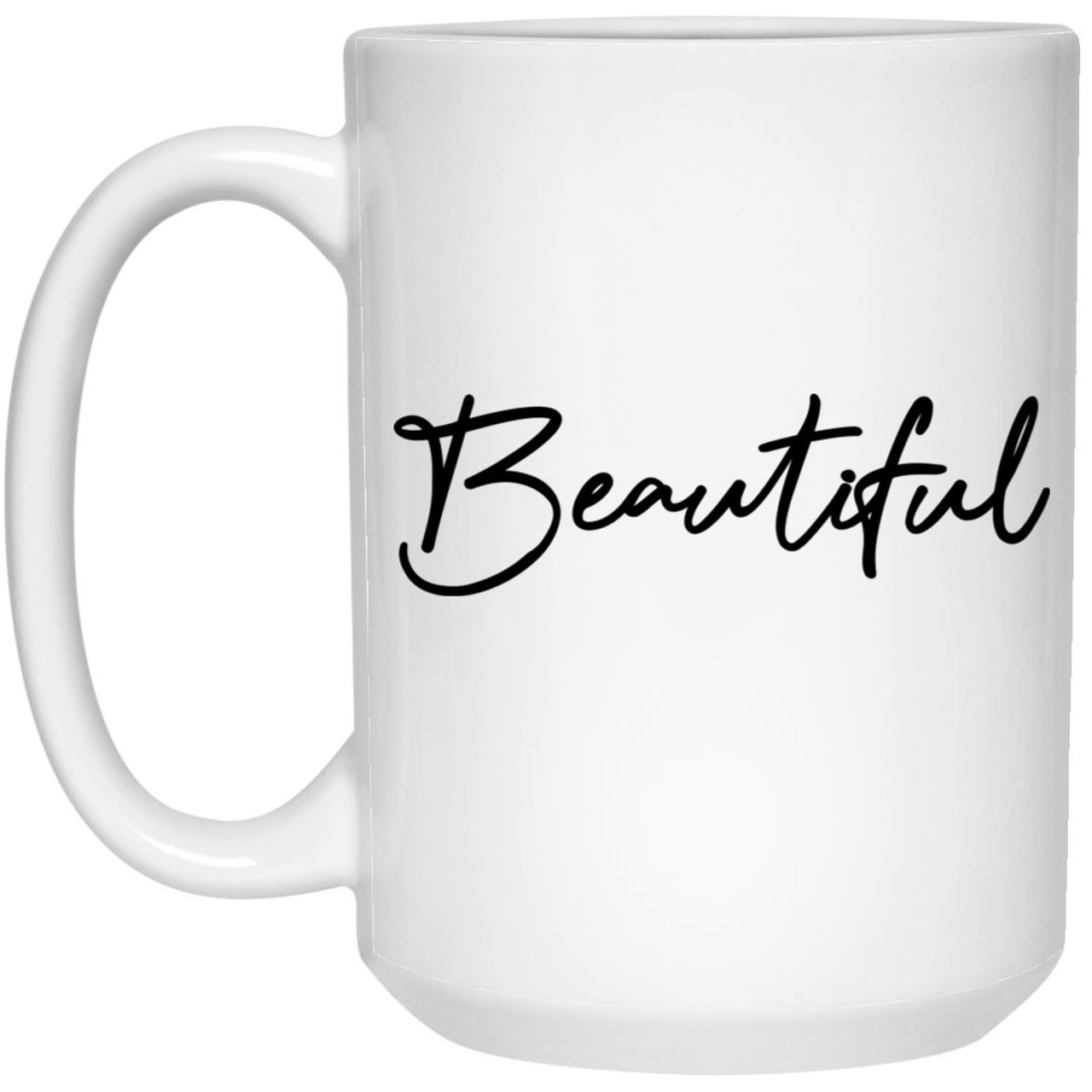 Beautiful 21504 15 oz. White Mug