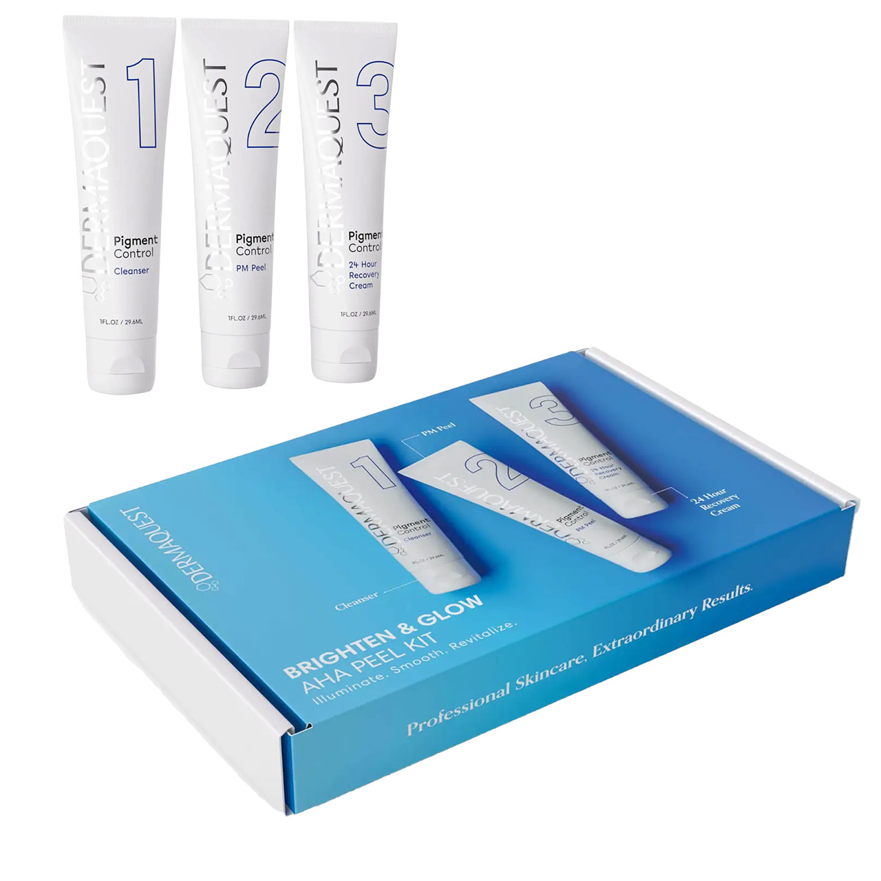 DermaQuest Brighten and Glow AHA Peel Kit