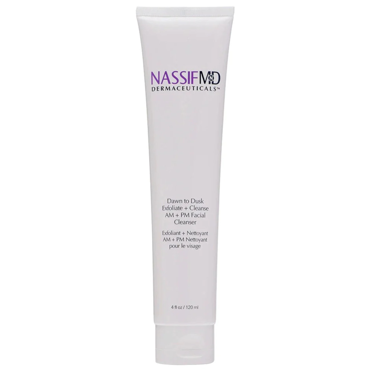 NassifMD Dawn To Dusk Exfoliate + Cleanse AM + PM Facial Cleanse