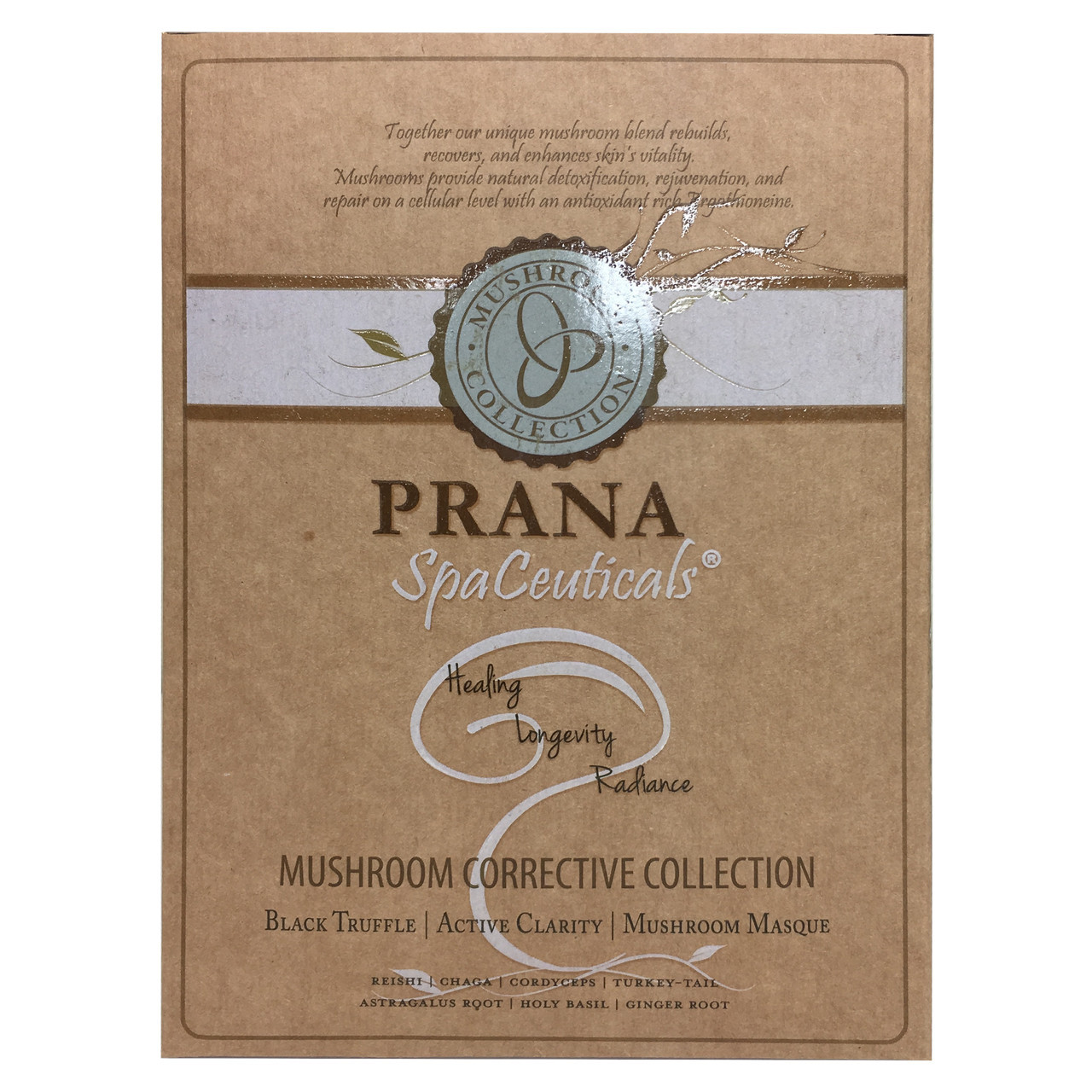 Prana SpaCeuticals Mushroom Collection Corrective Kit
