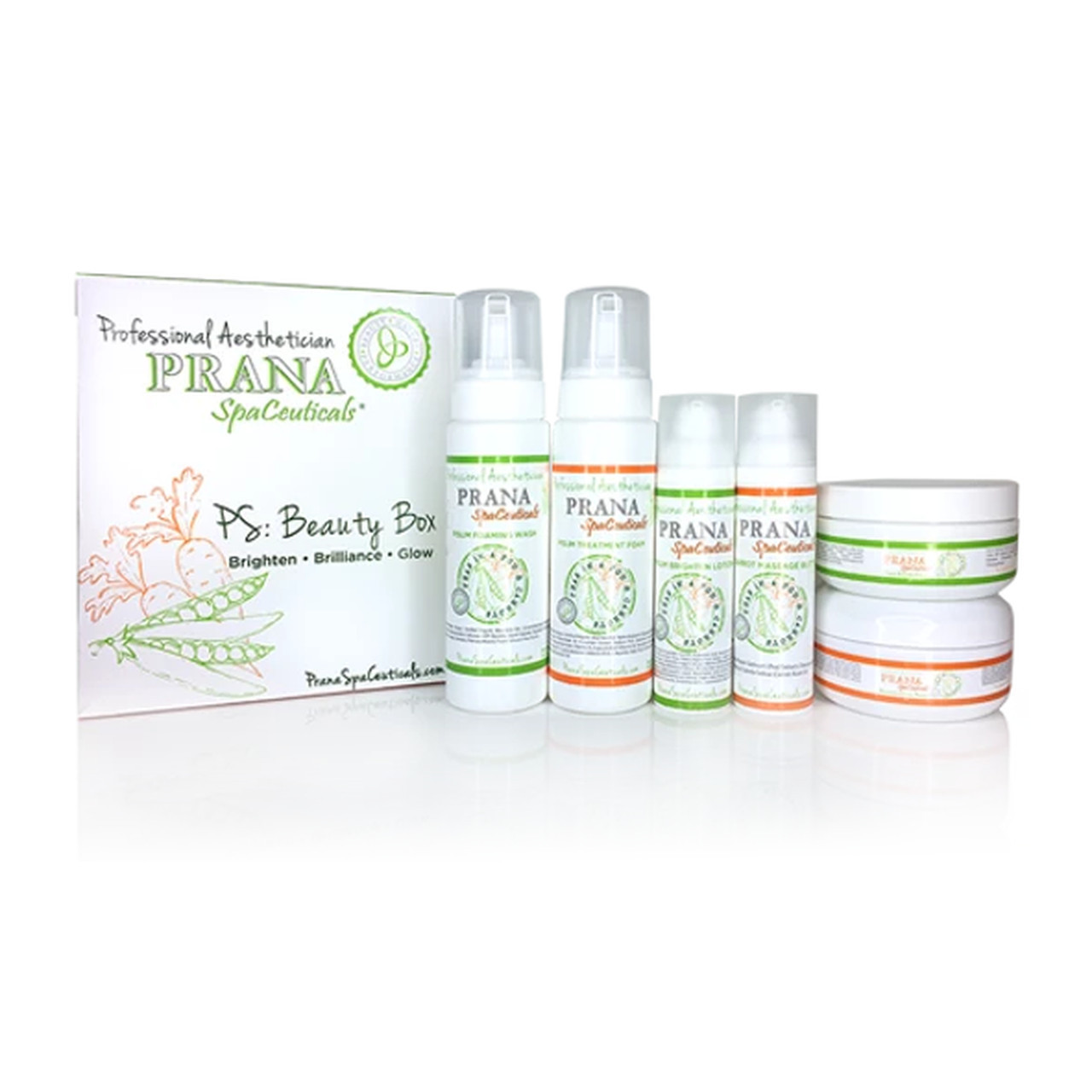 Prana SpaCeuticals Peas In A Pod & Carrots Beauty Box Kit