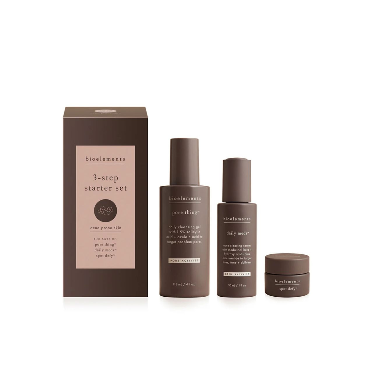 Bioelements 3-Step Starter Set Acne Prone Skin