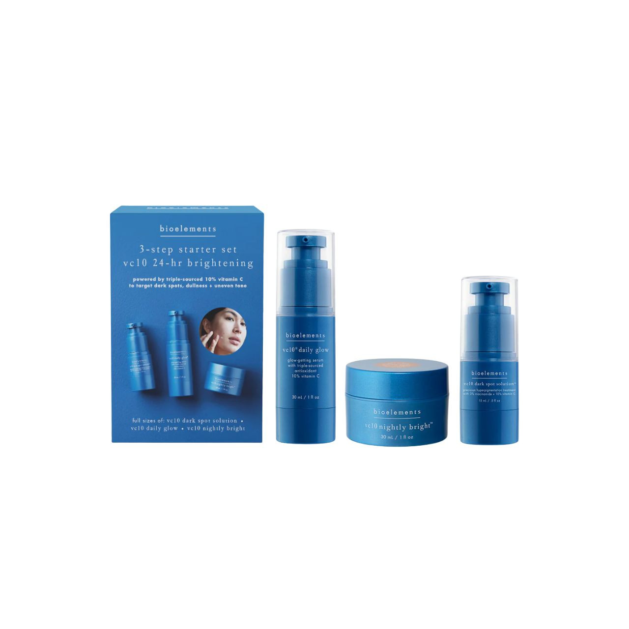 Bioelements 3-Step Starter Set VC10 24-Hr Brightening