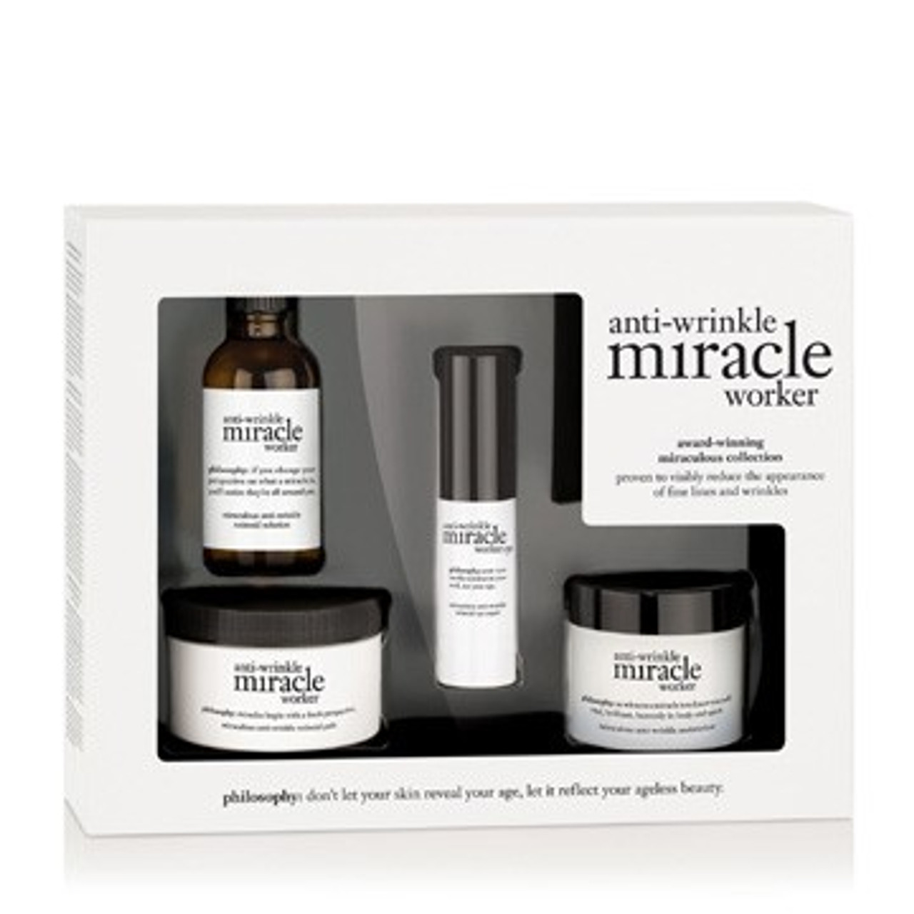 Philosophy Anti-Wrinkle Miracle Worker Award-Winning Miraculous Collection Kit - 4 pcs