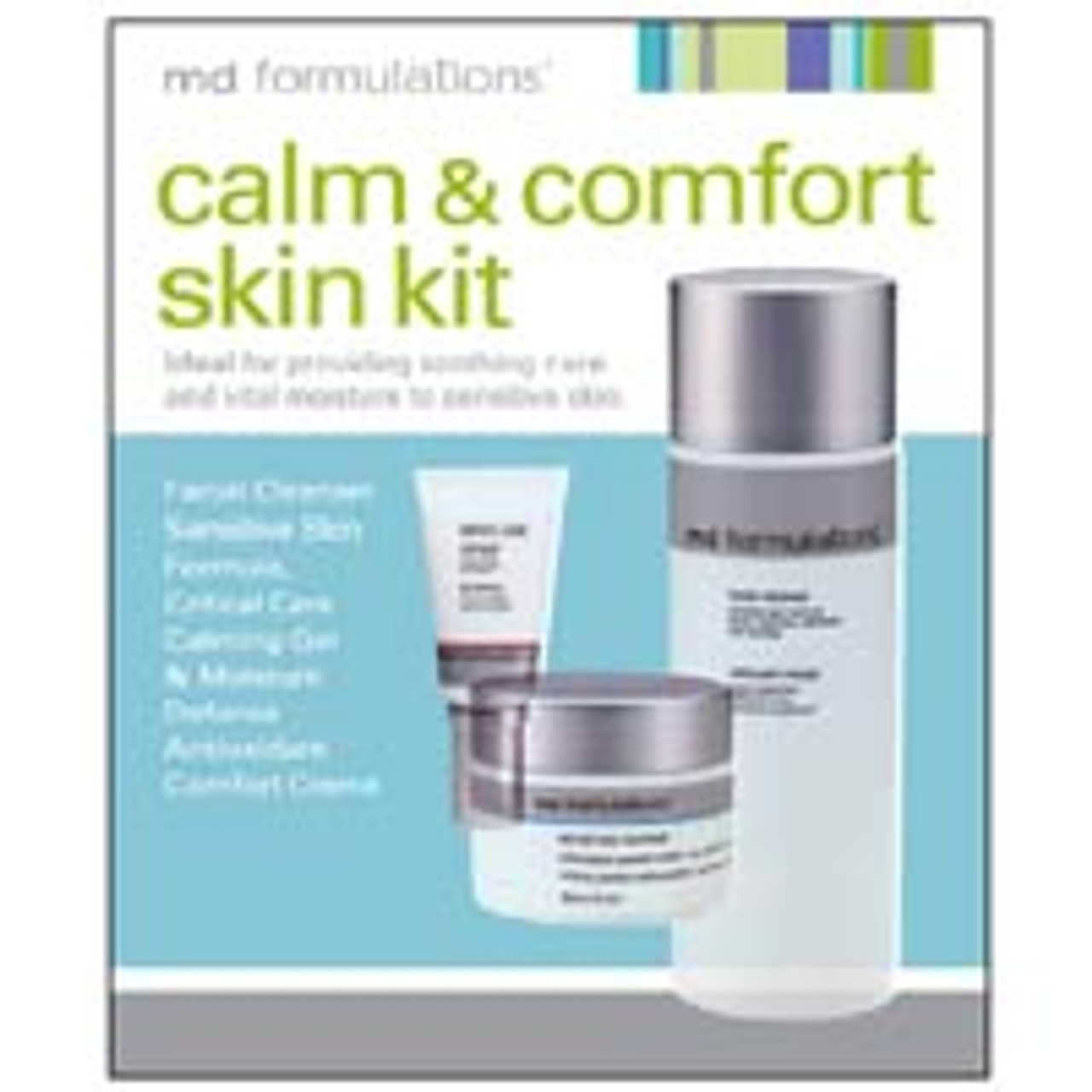 MD FORMULATIONS Calm and Comfort Skin Kit, 3 piece kit