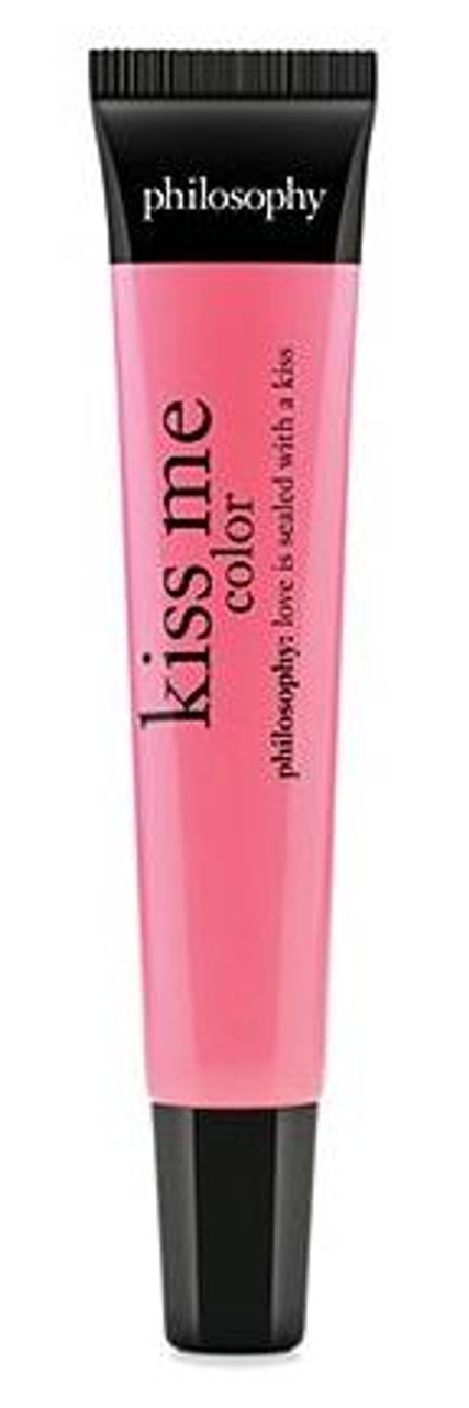 Philosophy Kiss Me Color Pink Lip Shine 0.4 oz