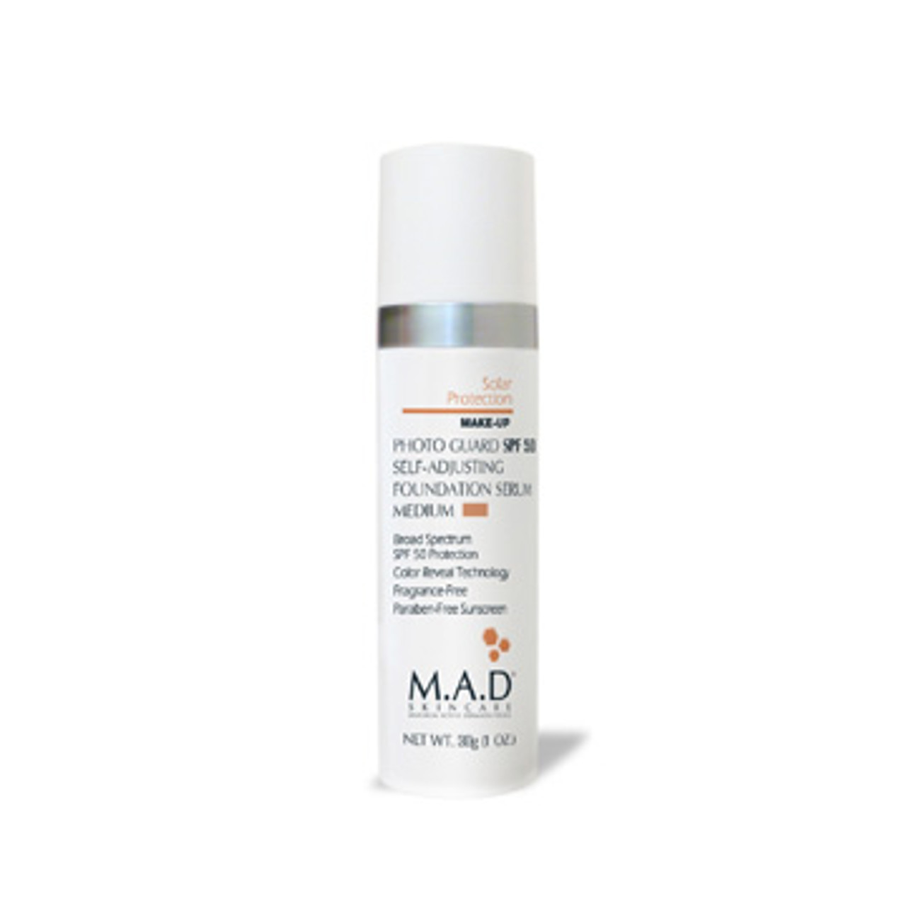M.A.D Skincare Photo Guard SPF 50 Self-Adjusting Foundation Serum - 1 oz - Medium (800113)