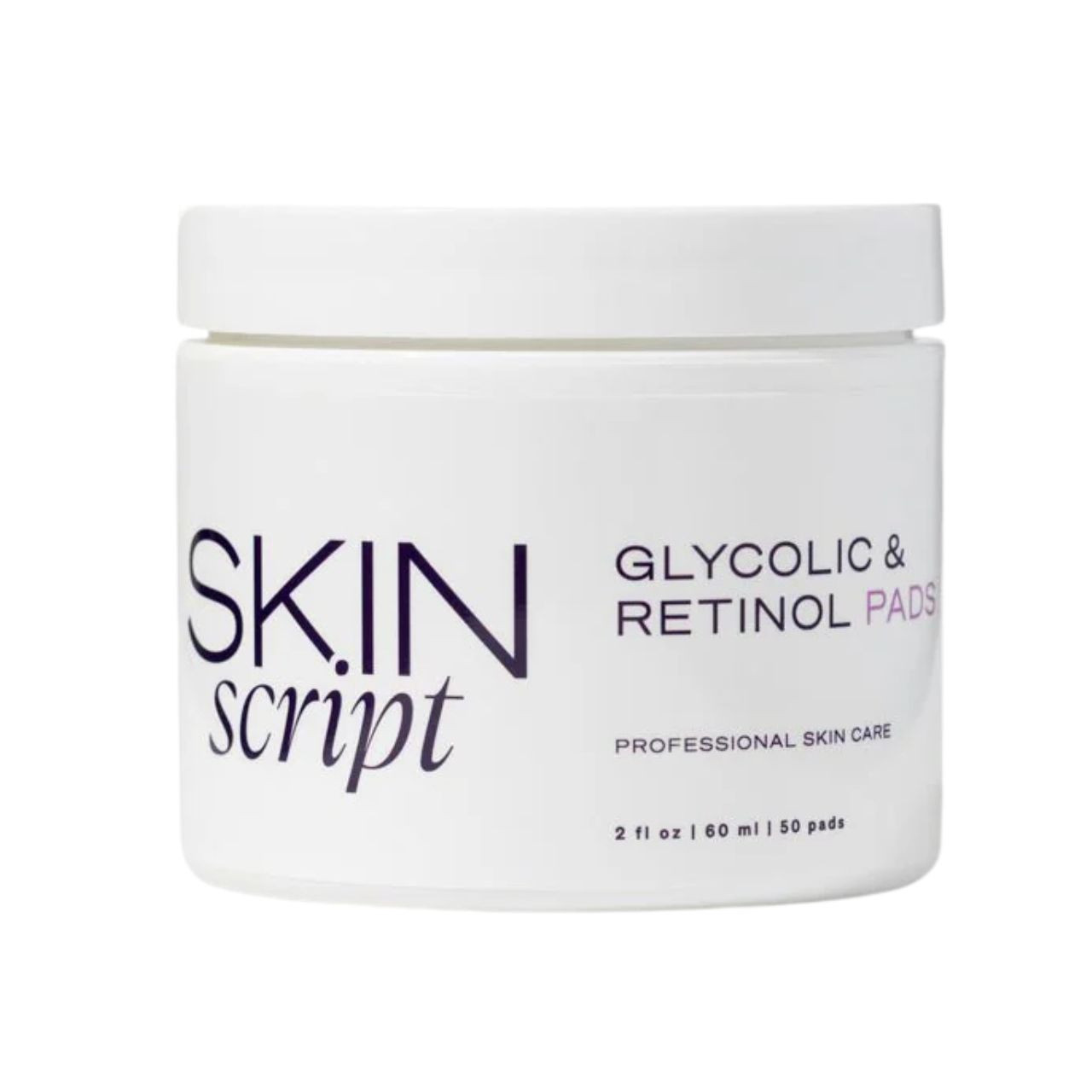 Skin Script Glycolic and Retinol Pads - 50 pads