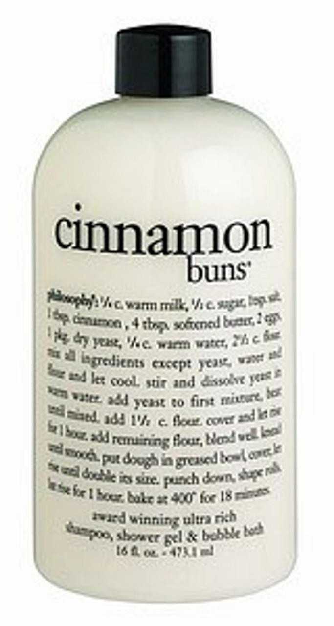 Philosophy Cinnamon Buns Shampoo, Shower Gel, & Bubble Bath - 16 oz