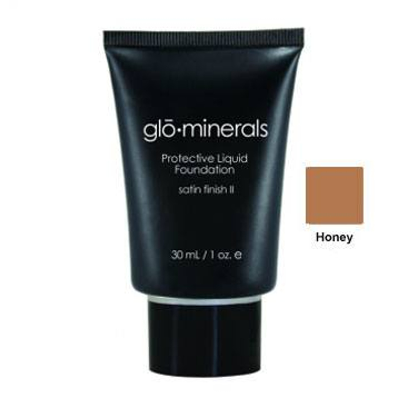 GloMinerals Protective Liquid Foundation-Satin II, 1.4 oz - Honey