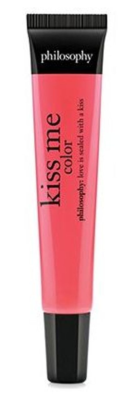 Philosophy Kiss Me Color Coral Lip Shine 0.4 oz