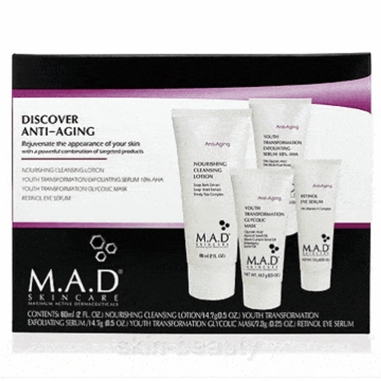 M.A.D Skincare Discover Anti-Aging - 4 pcs (177001)