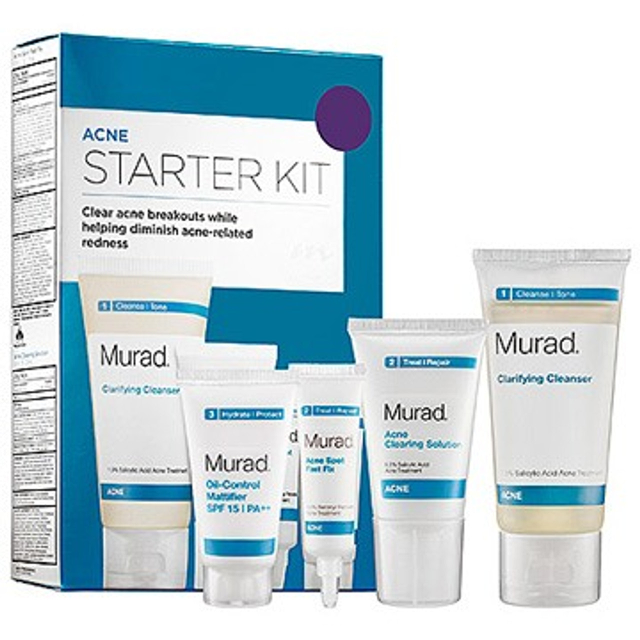 Murad 30 Day Acne Starter Kit - 4 pcs