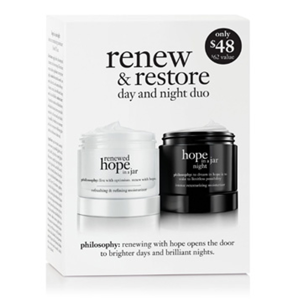 Philosophy Renew & Restore Day and Night Duo Kit - 2 pcs