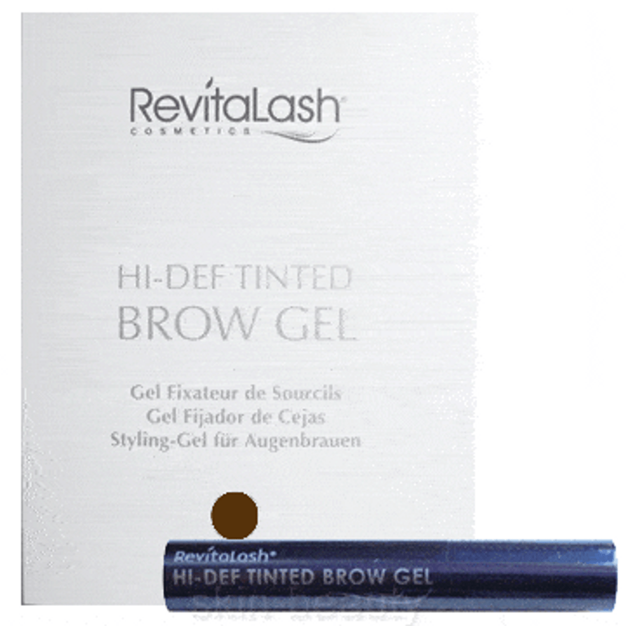 RevitaLash Hi-Def Tinted Brow Gel Travel Size - Soft Brown - 0.1 oz