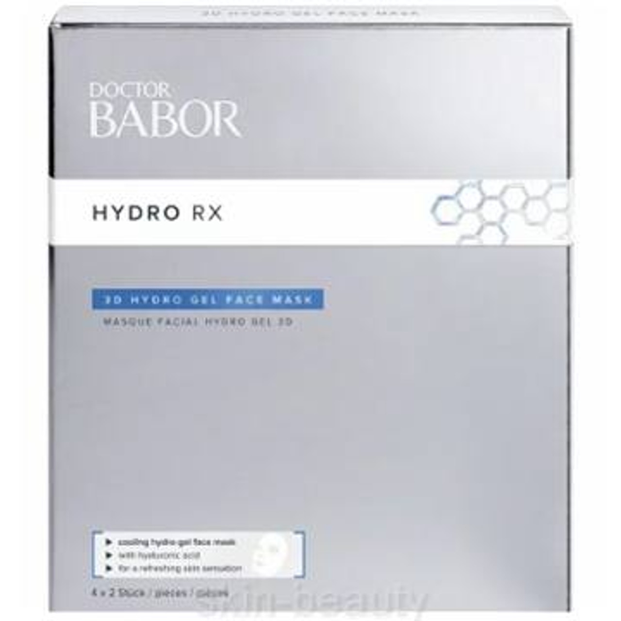 Doctor Babor Hydro-RX 3D Hydro Gel Face Mask - 4 x 2 pcs (468535)