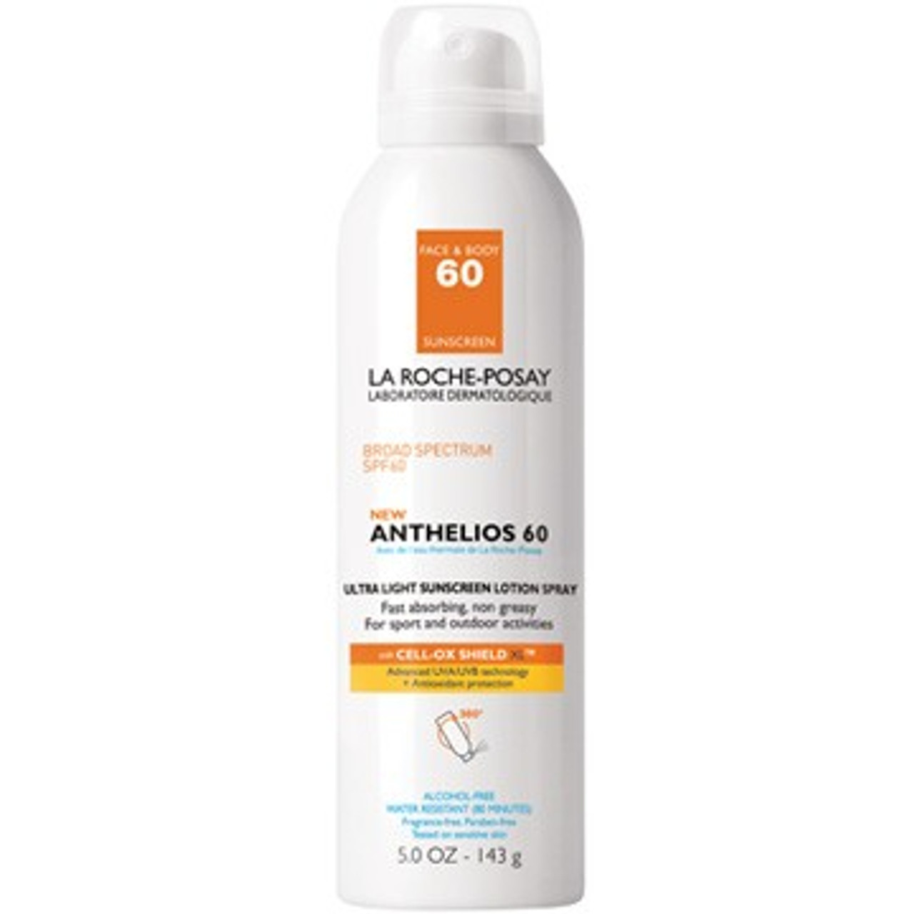 La Roche-Posay Anthelios 60 Ultra-light Sunscreen Lotion Spray SPF 60 - 5 oz (S03996)