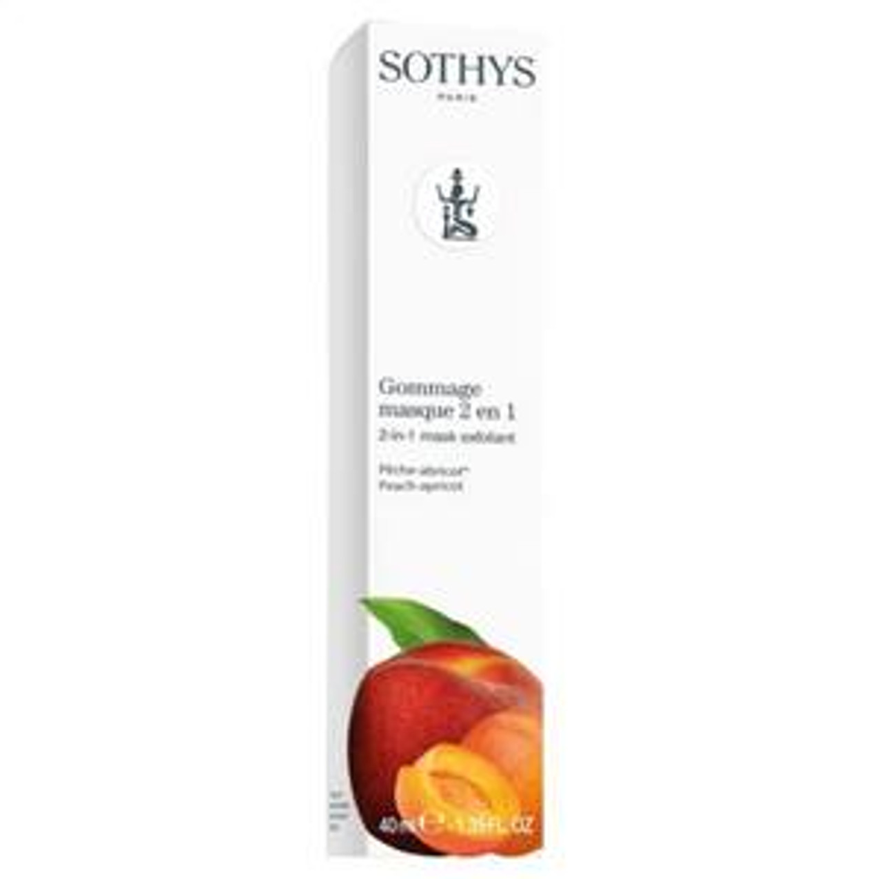 Sothys Peach-Apricot 2-in-1 Mask Exfoliant, 1.35 oz