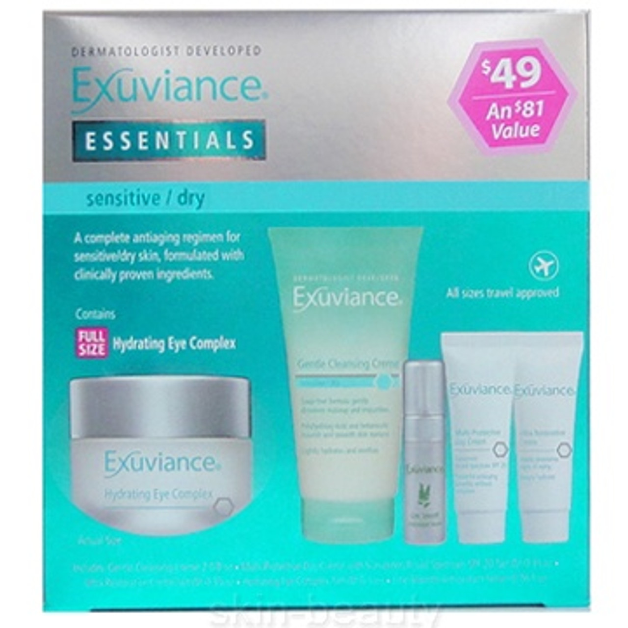 Exuviance Essentials Sensitive/Dry Skin Kit