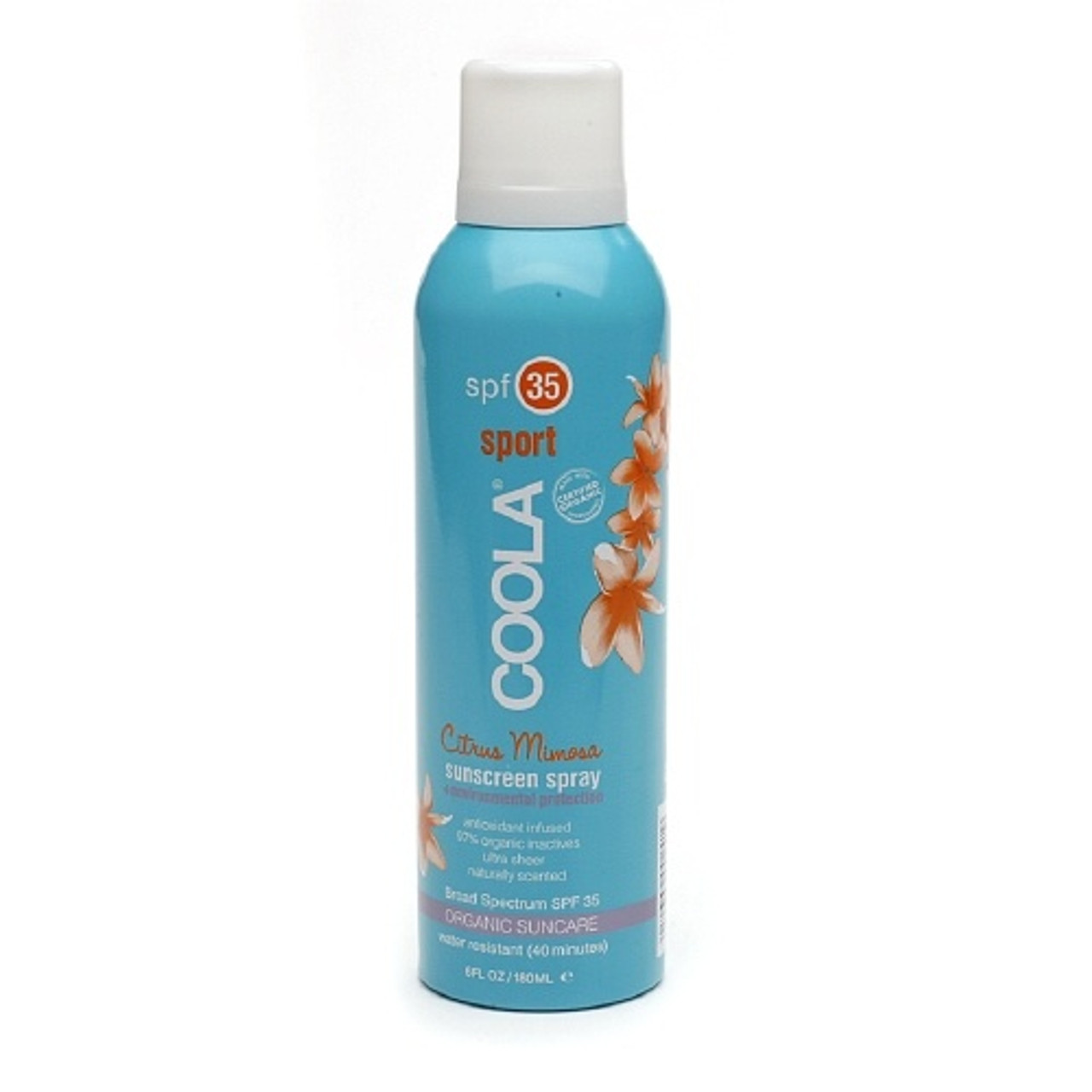 Coola Sport Continuous Spray SPF 35 Citrus Mimosa - 6 oz