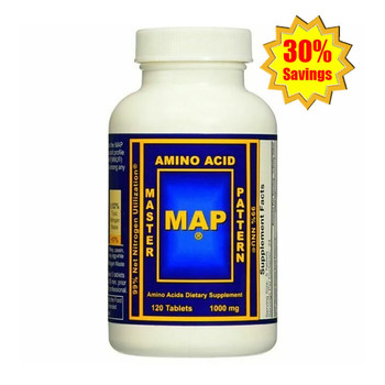 MAP Master Amino Acid Pattern - 3 Bottles x 120 Tablets