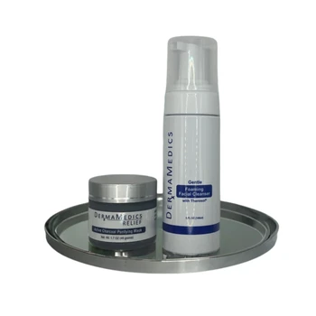Dermamedics Foaming Facial Cleanser and Charcoal Mask