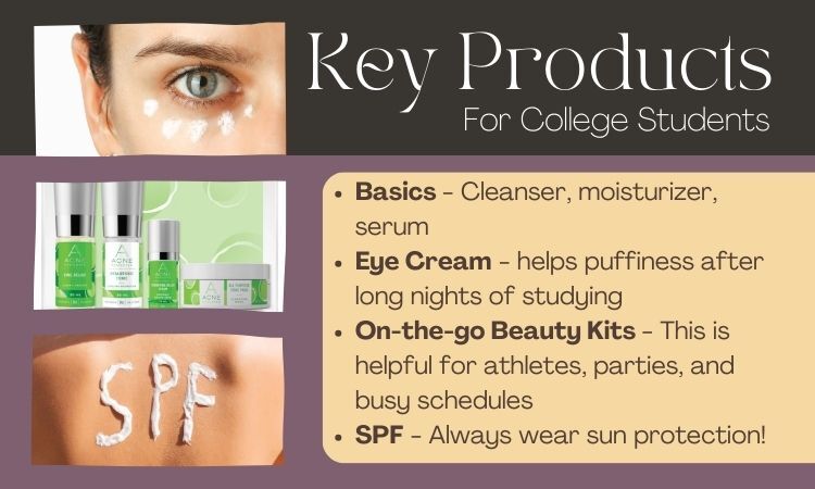 Beauty Key Products for College Students