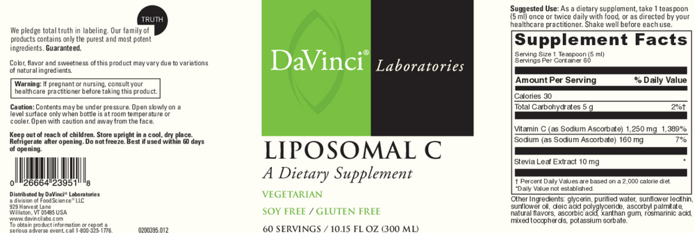 DaVinci Labs Liposomal C