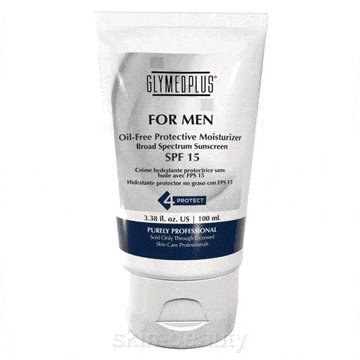 GlyMed Plus For Men Oil Free Protective Moisturizer SPF 15 - 3.38 oz  (M104)