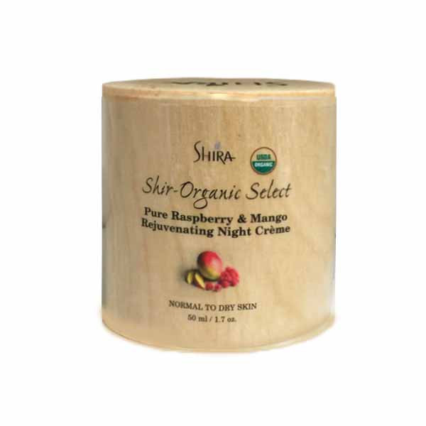 Shira Shir-Organic Pure Raspberry & Mango Rejuvenating Night Creme - 1.7 oz