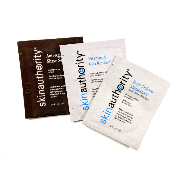 3 Skin Authority Free Samples - Limit One Package Per Order