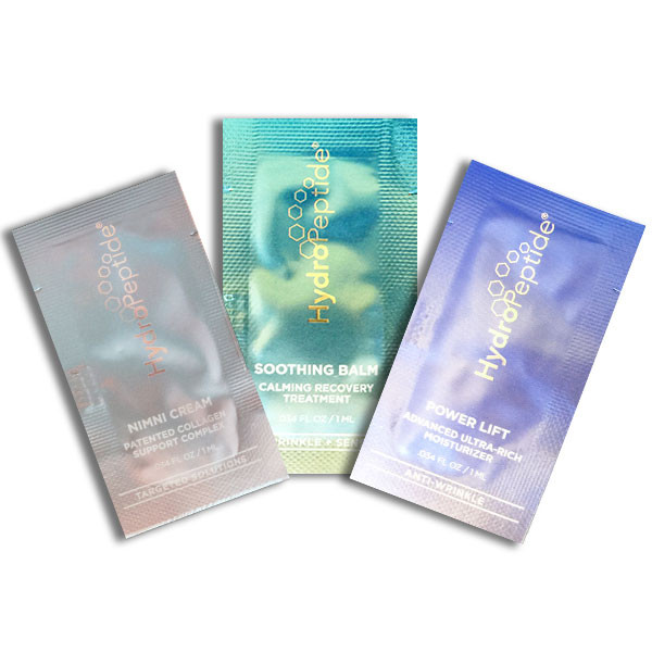 3 HydroPeptide Free Samples - Limit One Package Per Order